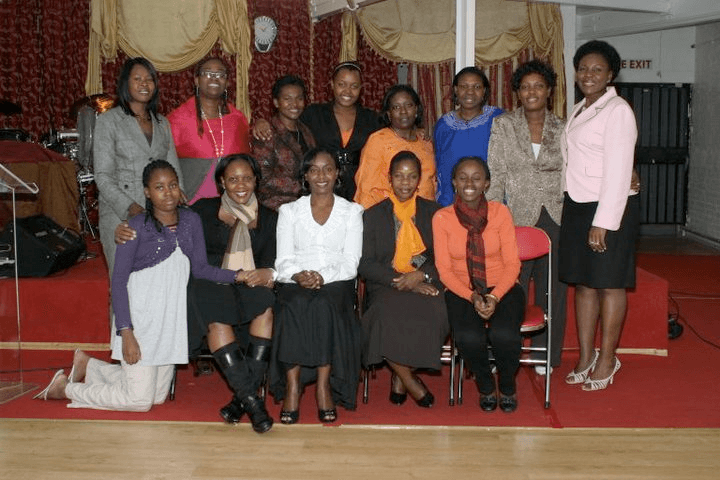 Dr. Josephine with the women's ministry team 2009