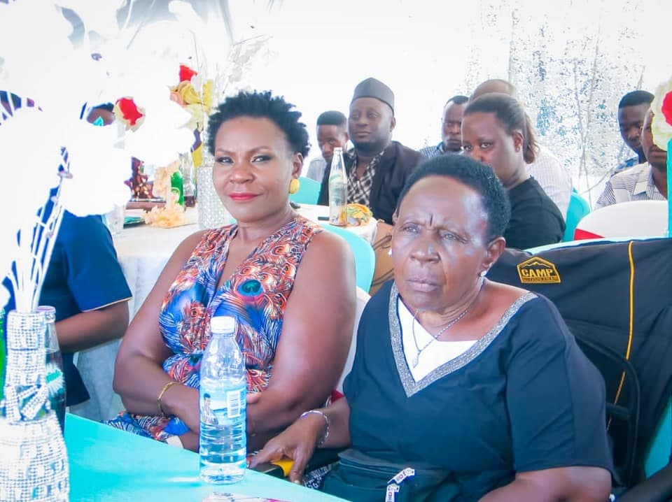 Dr. Josephine with Jajja Mukyala at the BLF Christmas Party 2019