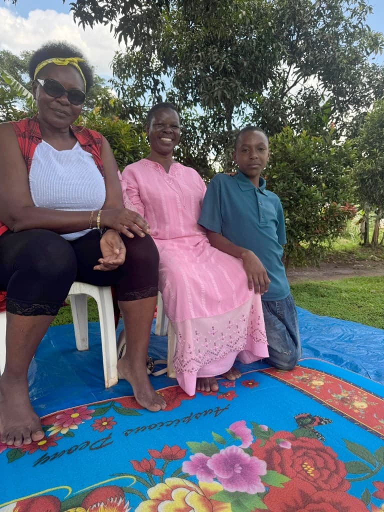 Nakyaze, Kazungu, and Dr. Josephine
