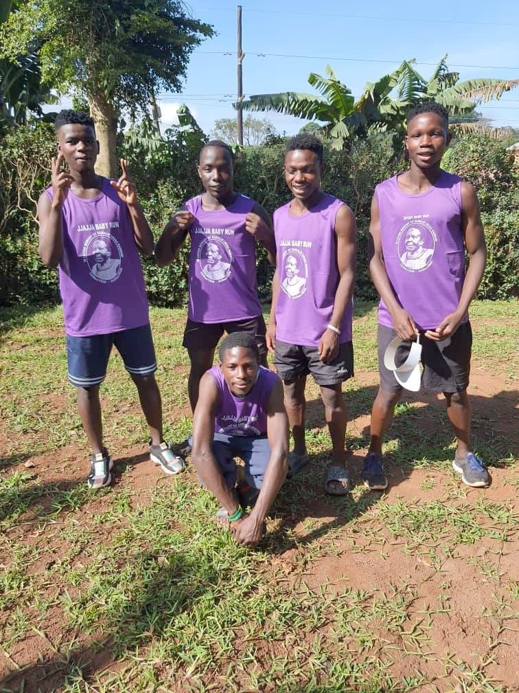 Samson participating in the Jajja Baby Run in 2021